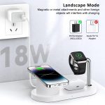 MagSafe magnetic suction three-in-one suitable for Apple mobile phone 15w wireless charging - Image 3