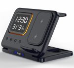 Phone Stand Tabletop 15w Fast Charging 5 in One Universal Wireless Charger Desk Charger for Iphone - Image 8